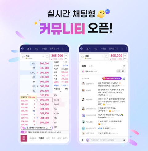 키움증권, 실시간 채팅 커뮤니티 오픈 … 