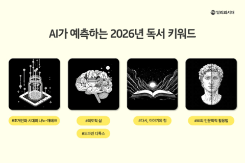 AI가 예측한 '2026 독서 키워드'… 나노 재테크·도파민 디톡스 주목