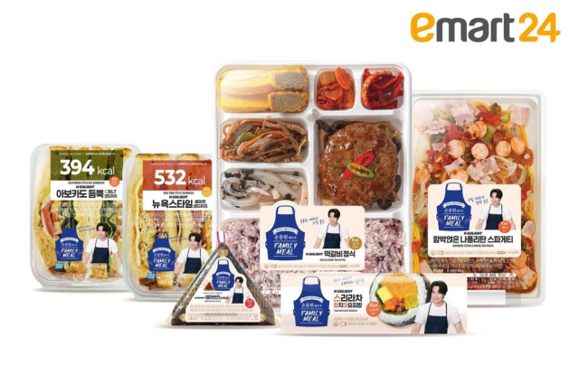 이마트24가 손종원 셰프와 협업해 준비한 간편식 6종. 이마트24 제공
