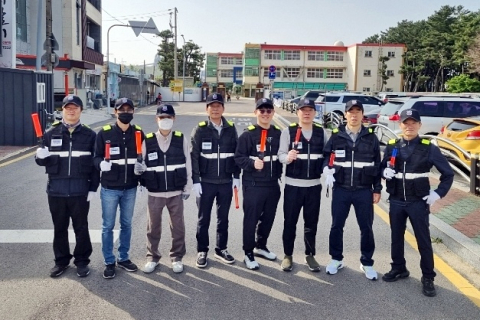 포항제철소 참사랑교통봉사단, 지역 교통안전 문화 확산에 역할 '톡톡'