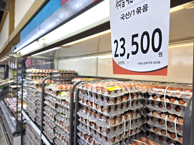 달걀 한 판 7천원 돌파… 설 앞두고 장바구니 물가 '비상'