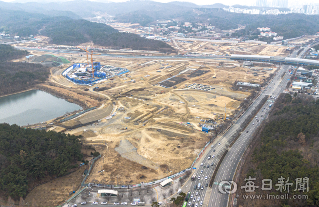 19일 대구 수성구 연호동 대구지방검찰청과 대구지방법원이 이전할 법조타운 부지 모습. 안성완 기자 asw0727@imaeil.com