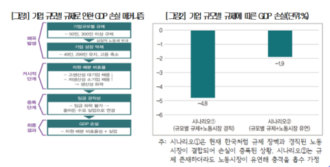 기업 규모별 차등 규제, GDP 111조원 잠식… '성장 멈추는 한국'