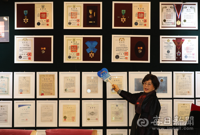 류병선 영도벨벳 회장이 대구 중구 삼덕동 