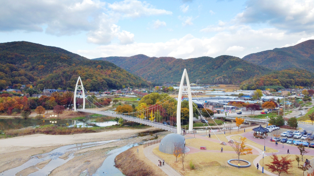 경북 칠곡 동명지 수변생태공원 둘레길 전 구간 개통 