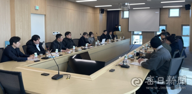22일 포항 영일만관광특구 일원에서 복합해양레저관광도시 조성을 위한 민·관 거버넌스 회의가 진행되고 있다. 포항시 제공