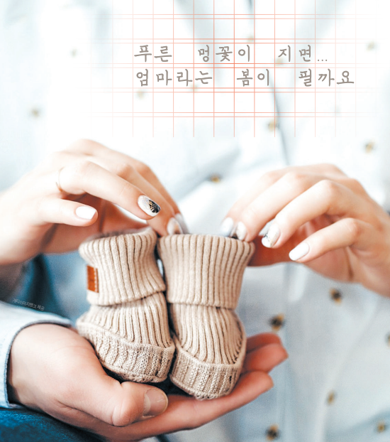 시험관 시술을 7차례 반복한 이모 씨. 배아이식과 호르몬 주사로 배에는 멍이 남았다. 하지만 그는 