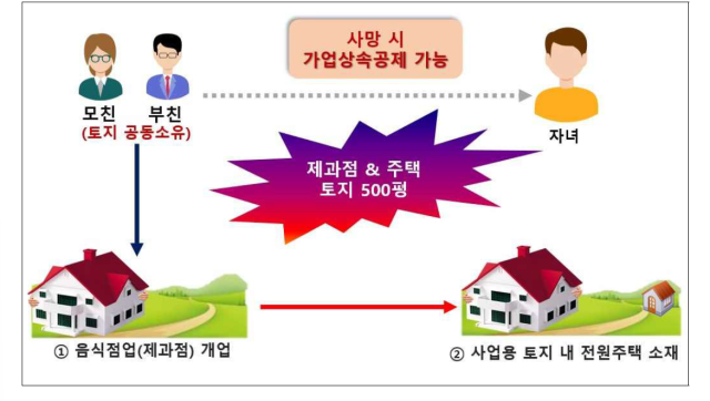 베이커리카페 부수토지 내 주택 소재해 부수토지의 사업용 자산 여부 확인