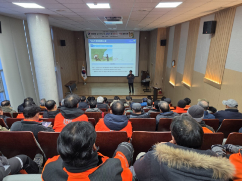 안전보건공단 경북지역본부, 산림 현장 '중대재해 예방 교육' 실시