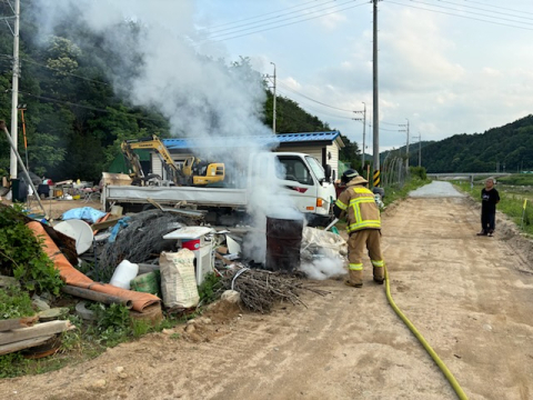 봉화 화재 10건 중 4건 '부주의'…불법 소각이 불씨