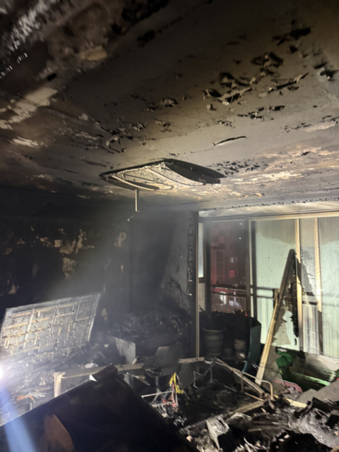 대구 달서구 도원동 아파트서 화재…주민 1명 화상입고 병원 이송