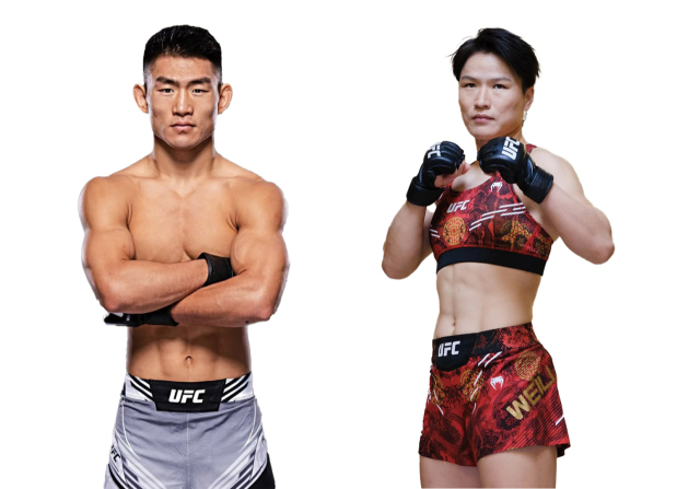 우슈 산타를 기반으로 UFC에서 활동 중인 송야동(왼쪽)과 장웨이리(오른쪽). 송야동·장웨이리 인스타그램 캡쳐