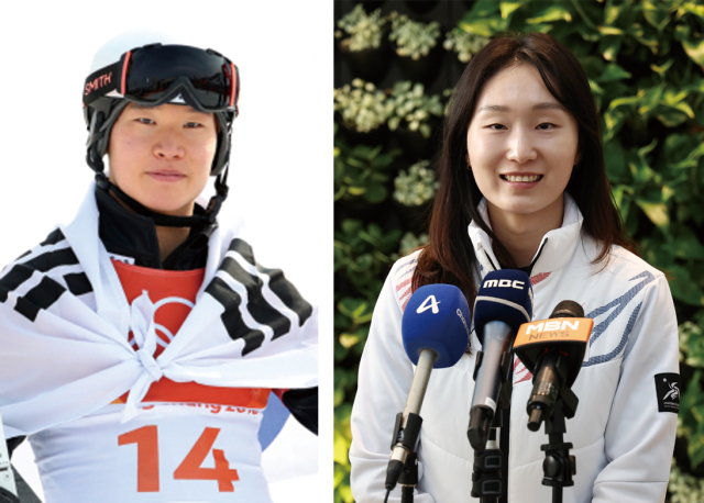 2026 밀라노 코르티나담페초 동계올림픽 선수단의 남녀 주장을 맡은 이상호(왼쪽)와 최민정. 매일신문 DB