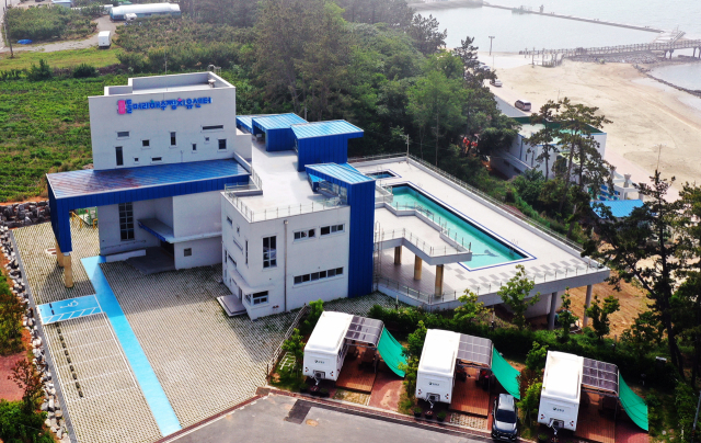 돌머리 해수찜 치유센터. 함평군 제공