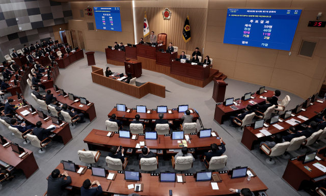 28일 경상북도의회에서 열린 제360회 제1차 본회의에서 