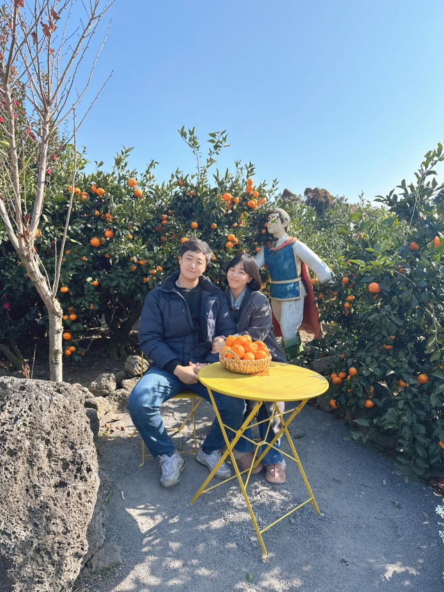 권태형·김한나 부부는 지난 1월 아이들을 데리고 제주도로 여행을 다녀왔다. 김한나 씨 제공