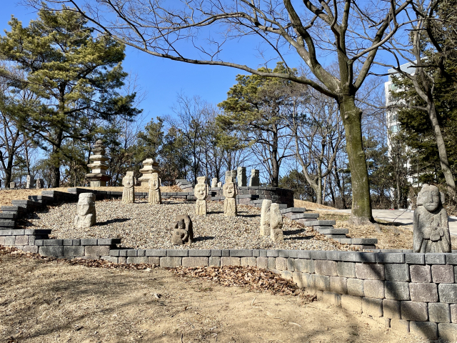 국립대구박물관 야외 전시장 