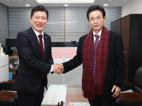 이철우 경북도지사, 구자근 의원 만나 '대구경북 통합 특별법 추진' 당부