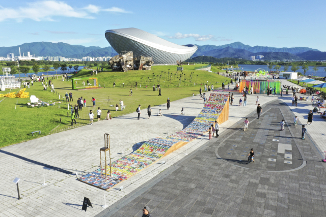 지난해 강정보 디아크 광장에서 열린 