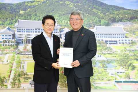 김학동 예천군수, 경북도지사 면담…행정통합 대비 북부권 대응 건의