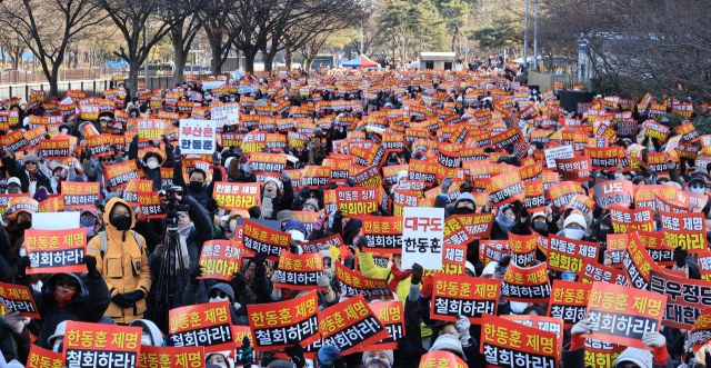 한동훈 지지자들 '아우성'⋯국민의힘  