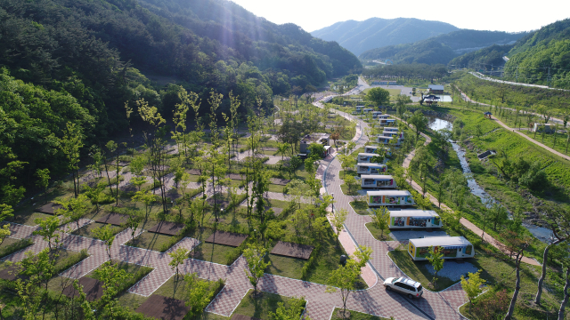 영주호 오토캠핑장 전경. 영주시 제공