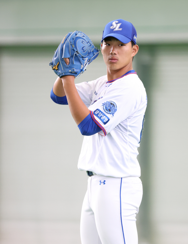 삼성 라이온즈의 홍승원. 삼성 제공