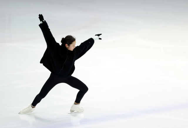 2026 밀라노·코르티나담페초 동계올림픽에 출전하는 피겨 스케이팅 신지아가 6일 서울 노원구 태릉선수촌 실내빙상장에서 훈련을 하고 있다. 연합뉴스
