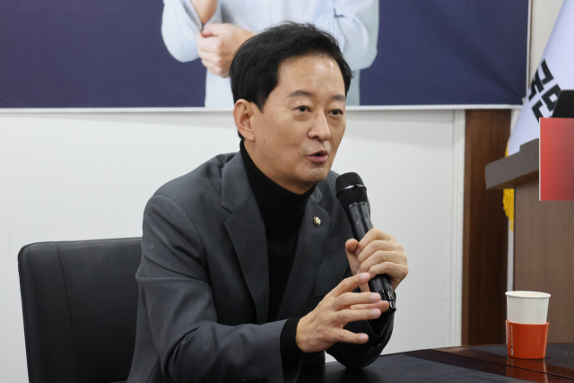 최은석 국민의힘 의원(대구 동구군위군갑)이 2일 국민의힘 대구시당을 찾아 자신의 공약 