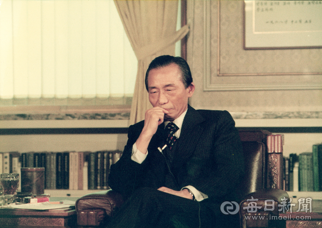 1970년대에 촬영된 박정희 대통령 모습. 매일신문DB