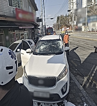 사고 차량 모습. 경기도소방재난본부 제공