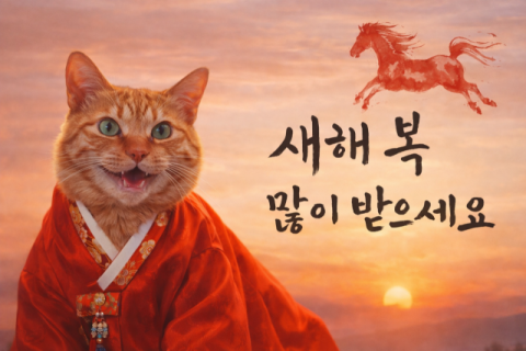 나만의 연하장, AI로 쉽게