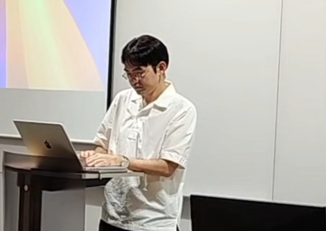 2025년 9월9일 고려대에서 수업 준비 중인 박주신 씨. 배지영 기자