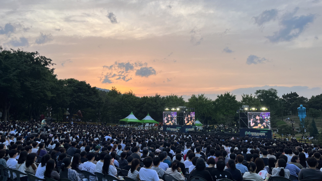 지난해 숲속열린음악회 모습. 서구문화회관 제공