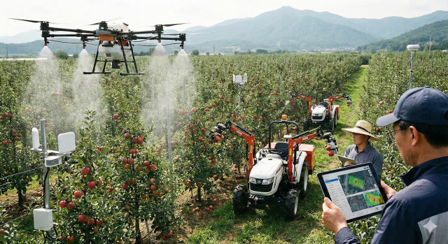 안동시가 전국 최초로 노지 스마트팜 교육.체험장 조성에 나선다. 안동시 제공