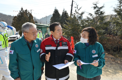 아프리카돼지열병 살처분 완료, 창녕군 확산 차단에 총력전