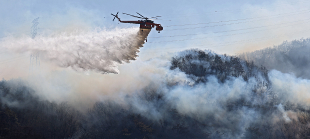 경주 문무대왕면 산불 국가소방동원령 발령