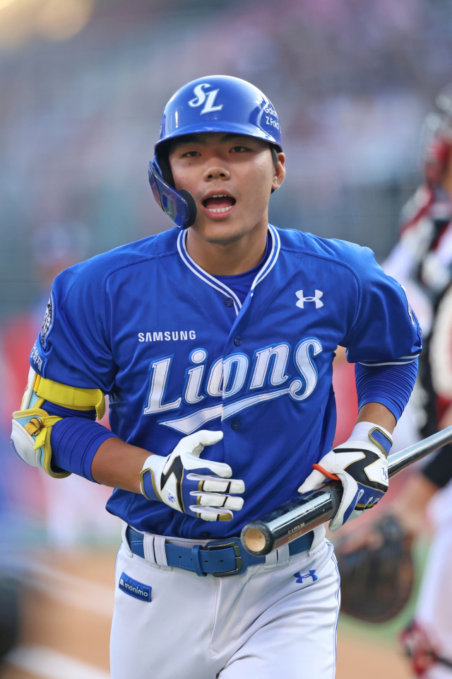 삼성 라이온즈의 2년 차 기대주 함수호. 삼성 제공