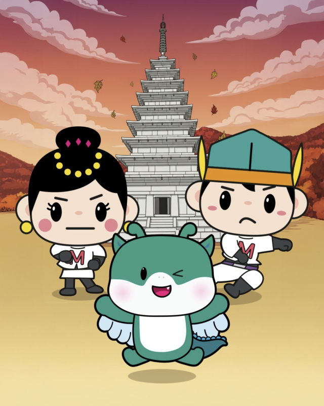 전북 익산시 선화공주·마룡이·서동 캐릭터. 마룡이 공식 인스타그램