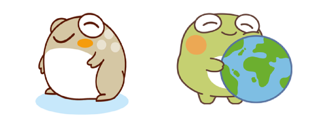 리뉴얼 전 뚜비(왼쪽)와 리뉴얼 후 뚜비. 수성구청 제공