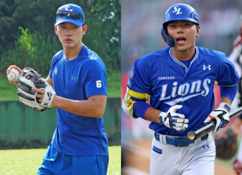 '내일은 주전' 삼성 라이온즈의 내·외야 기대주 심재훈과 함수호