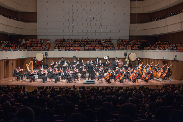 대구시향 2026 신년음악회 공연 모습. 대구시립교향악단