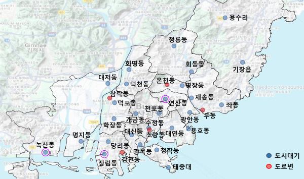 부산시, 대기질 조사서 7대 도시 중 최고 성적