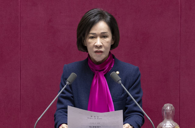 대정부질문 나선 이인선 의원 