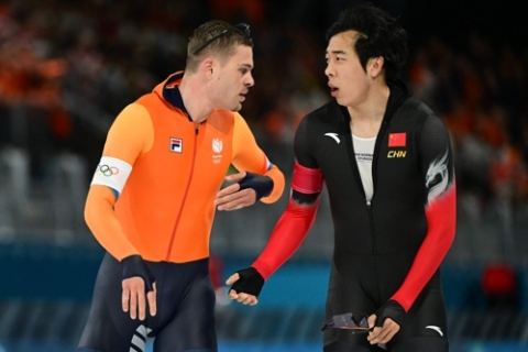 '中선수 민폐'에 메달 날린 유망주…주먹다짐할 뻔 '아찔'[동계올림픽]