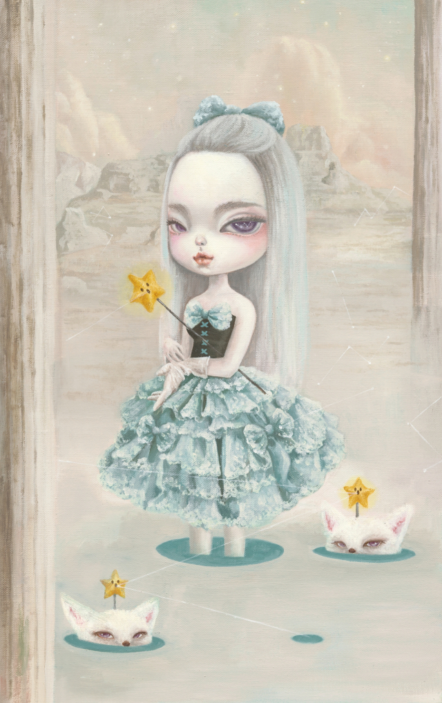 김은주, Enchantment of Starlight, 별빛주문, oil on canvas, 53.0&times;33.4cm, 2025