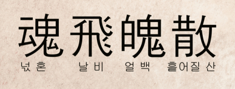 [뉴스로 보는 고사성어]<9> 혼비백산(魂飛魄散), 