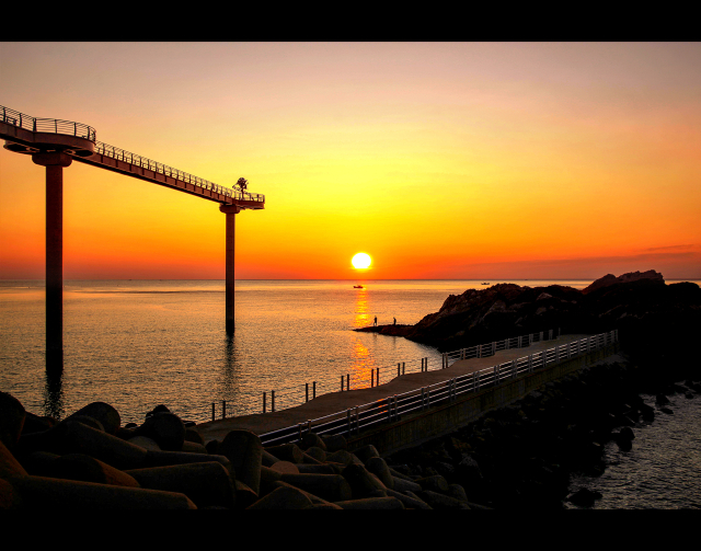 스카이워크에서 바라본 일출. 매일신문DB