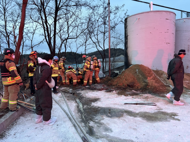 봉화 한 양계농장 원인 미상의 화재…20여 분 만에 진화