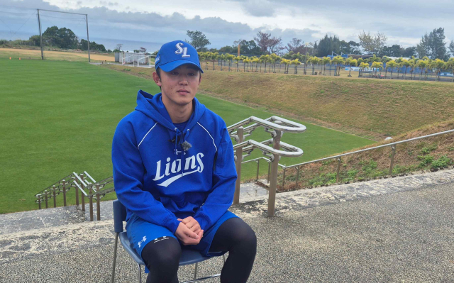 삼성 라이온즈의 새 얼굴 맷 매닝. 채정민 기자